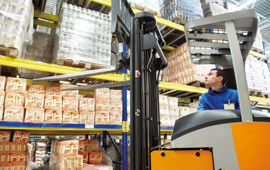 Inventario completo del magazzino logistico principale